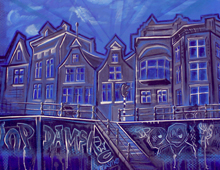 Painting Jopdamsko Amsterdam