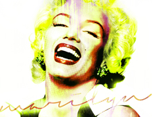 Digital Painting Marilyn Monroe